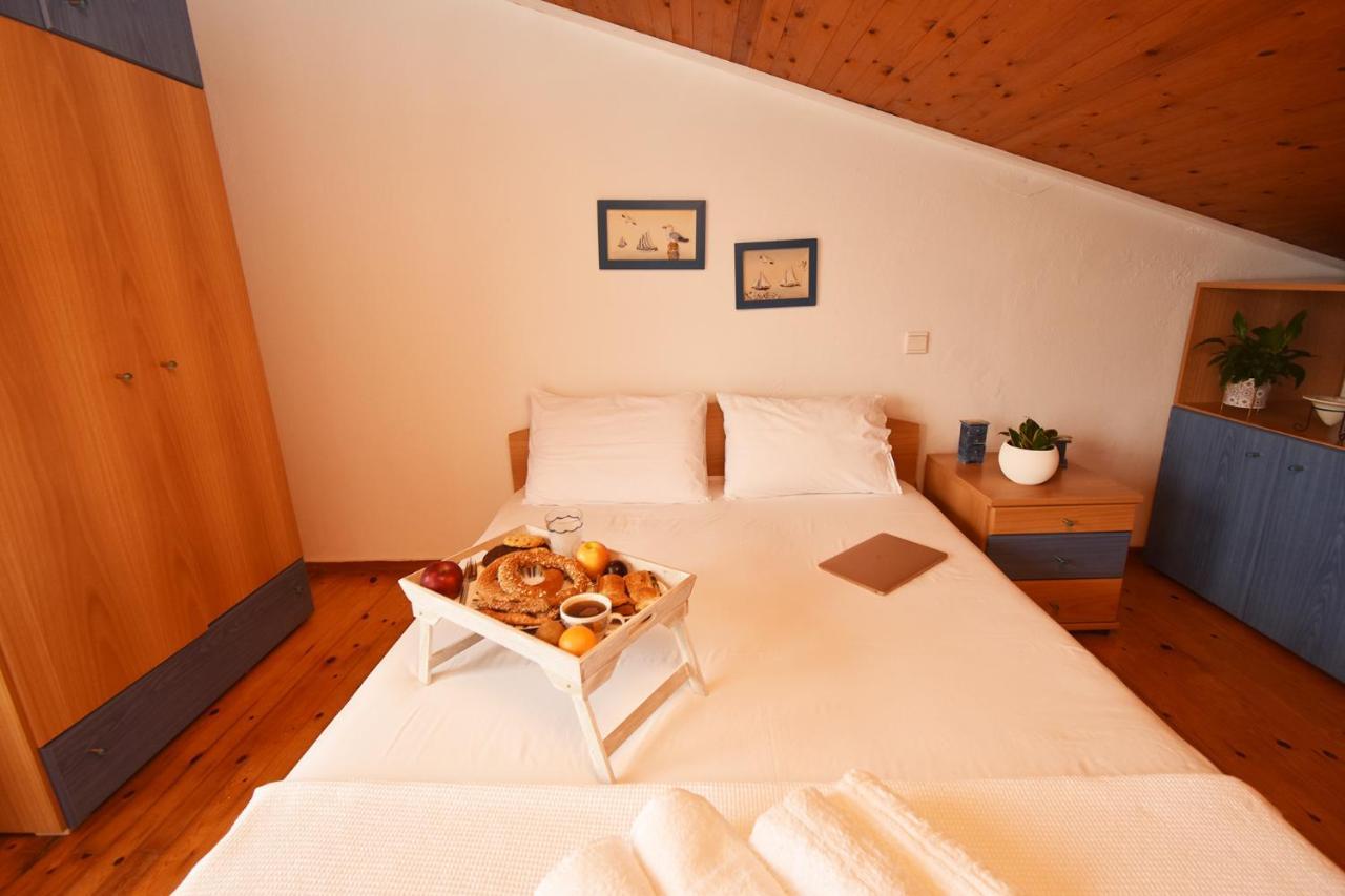 Olia Sea View Shared Pool Villa, Nea Fokea Exterior photo