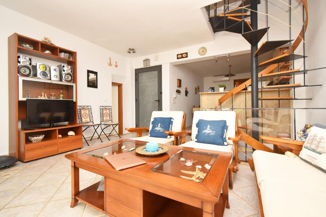 Olia Sea View Shared Pool Villa, Nea Fokea Exterior photo